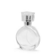 Ovale 30-ml-Flasche, silbernes Spray und Kristallverschluss