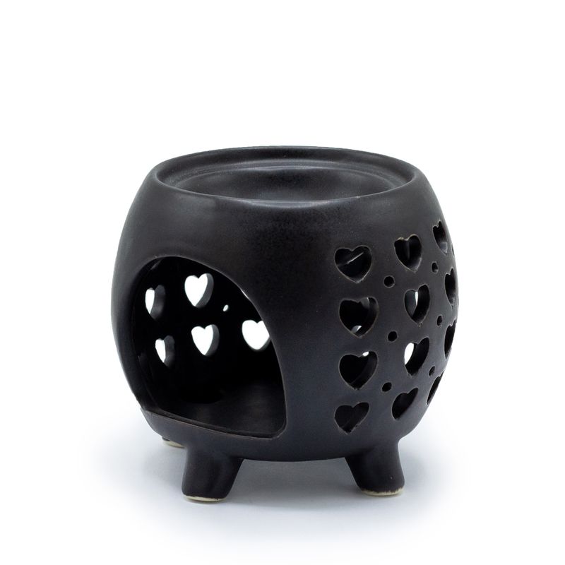 Squat Pot Ölbrenner Multi Hearts - Mattschwarz