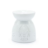 Ölbrenner Buddha Cut Out - Weiß
