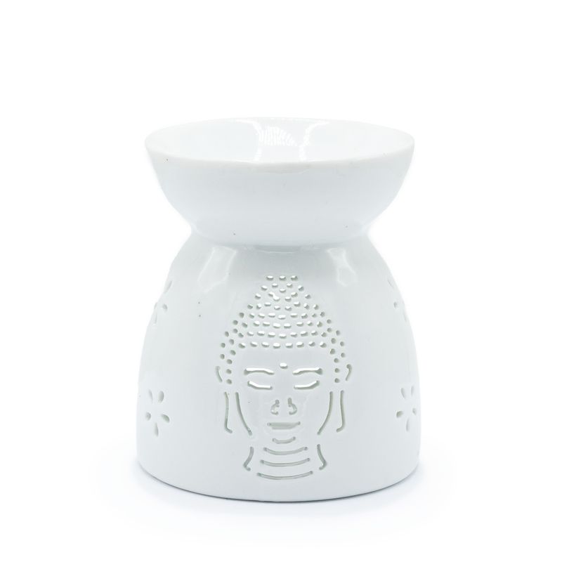 Ölbrenner Buddha Cut Out - Weiß