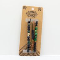 Premium-Armband-Sets für Herren – Outdoor Greens (sortiert)