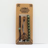 Premium-Armband-Sets für Herren – Outdoor Greens (sortiert)
