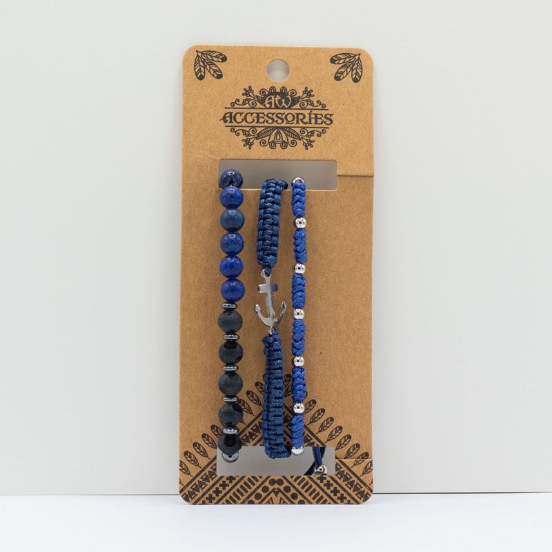 Premium-Armband-Sets für Herren – Med Set Blues (sortiert)