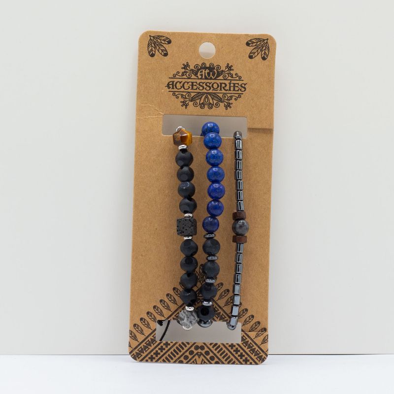 Premium-Armband-Sets für Herren – Med Set Blues (sortiert)