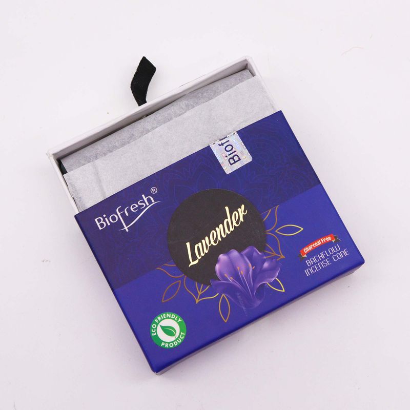 Biofresh Backflow Räucherkegel (40 Kegel) - Lavendel
