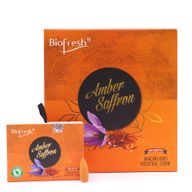 Biofresh Backflow Räucherkegel (40 Kegel) - Amber Saffron