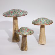 Med Mushroom - 15cm - Mediterranes Fliesenmuster
