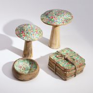 Med Mushroom - 15cm - Mediterranes Fliesenmuster