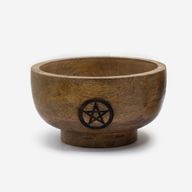 Kleine Ritualschale, Räucherkegelhalter 11 x 6 cm – (verschiedene Fünfecke usw.)