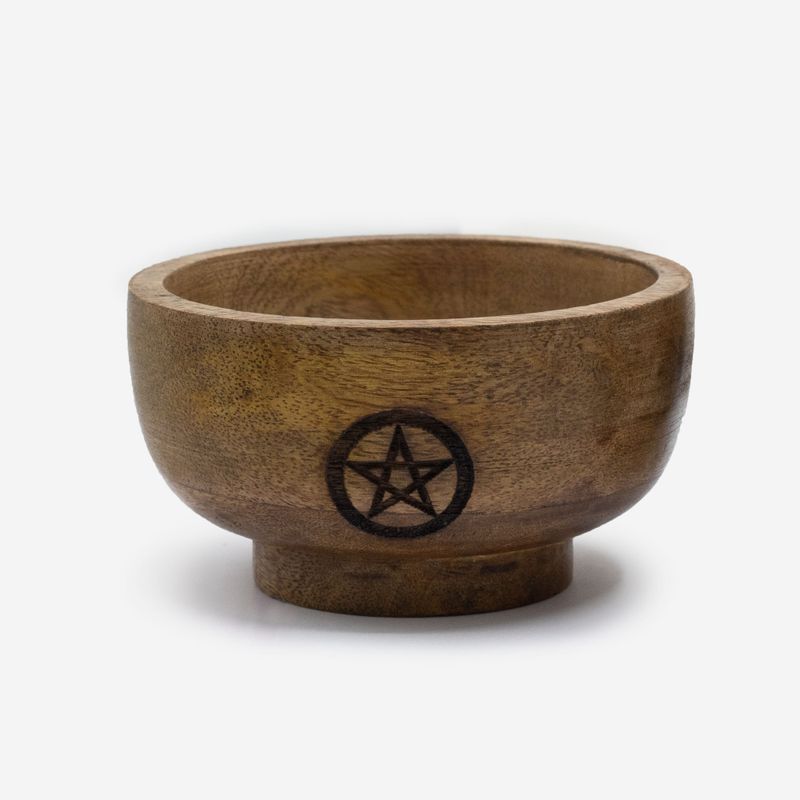 Kleine Ritualschale, Räucherkegelhalter 11 x 6 cm – (verschiedene Fünfecke usw.)