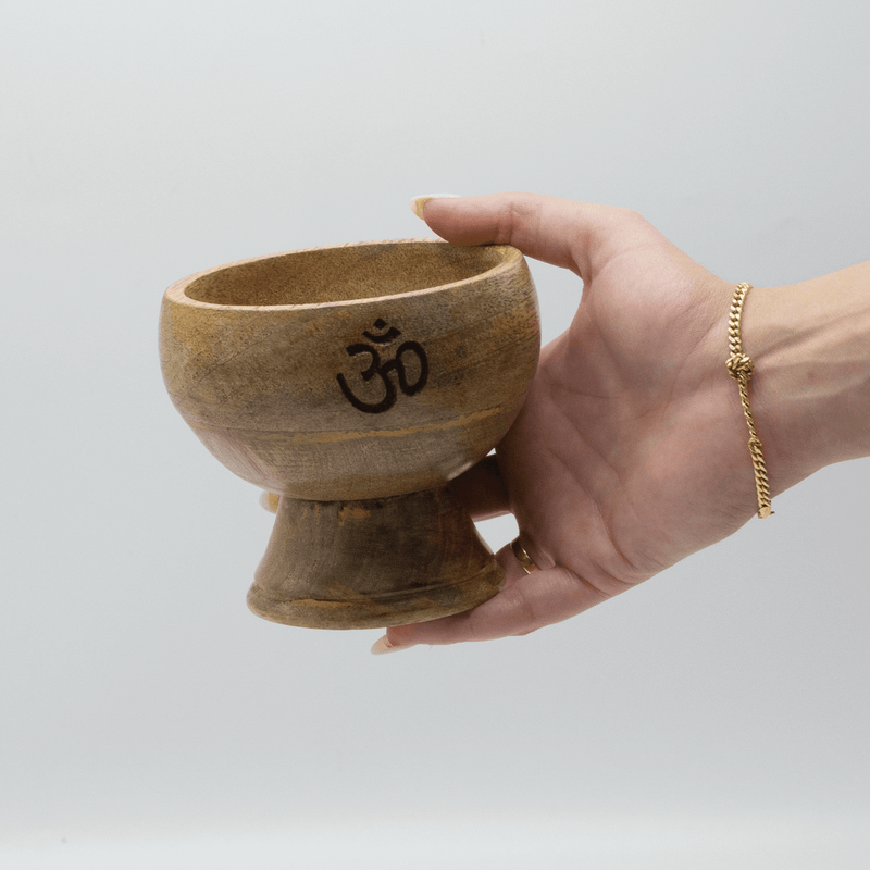 Große Ritualschale Räucherkegelhalter 11x6cm - Lebensbaum