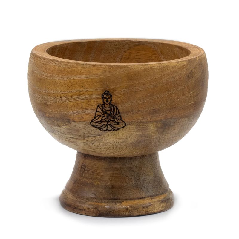Große Ritualschale Räucherkegelhalter 11x6cm - Buddha
