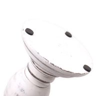 Klassischer Kerzenständer - Weiß getüncht - 23x10cm - Klein