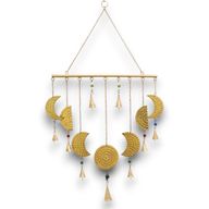 Indisches Glockenspiel - Mondphasen-Glockenspiel aus Messing - 43x40cm