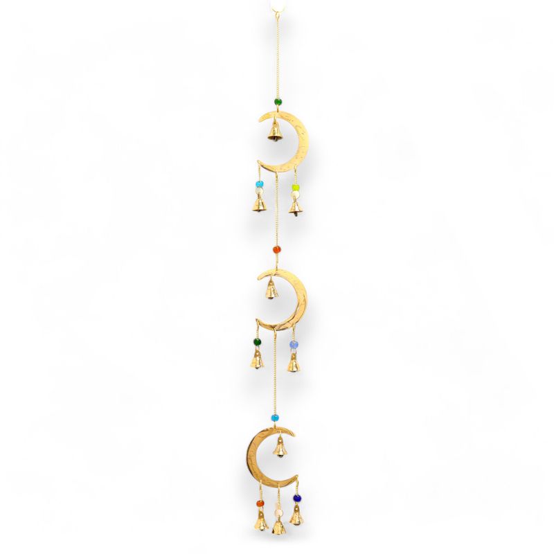 Indisches Glockenspiel - Mondtropfen - 10 Glocken - 6,5x63cm