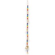 Indisches Glockenspiel – Messing OM mit Chakra-Perlen-Glockenschnur – 53 cm
