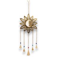 Indisches Glockenspiel – Sun Moon Sm Mirror 5 Glocken – 12 x 65 cm