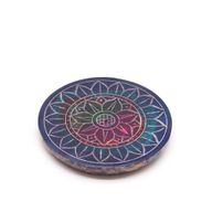 Räucherstäbchenhalter aus Speckstein, 8 cm, Lotus in Lotus