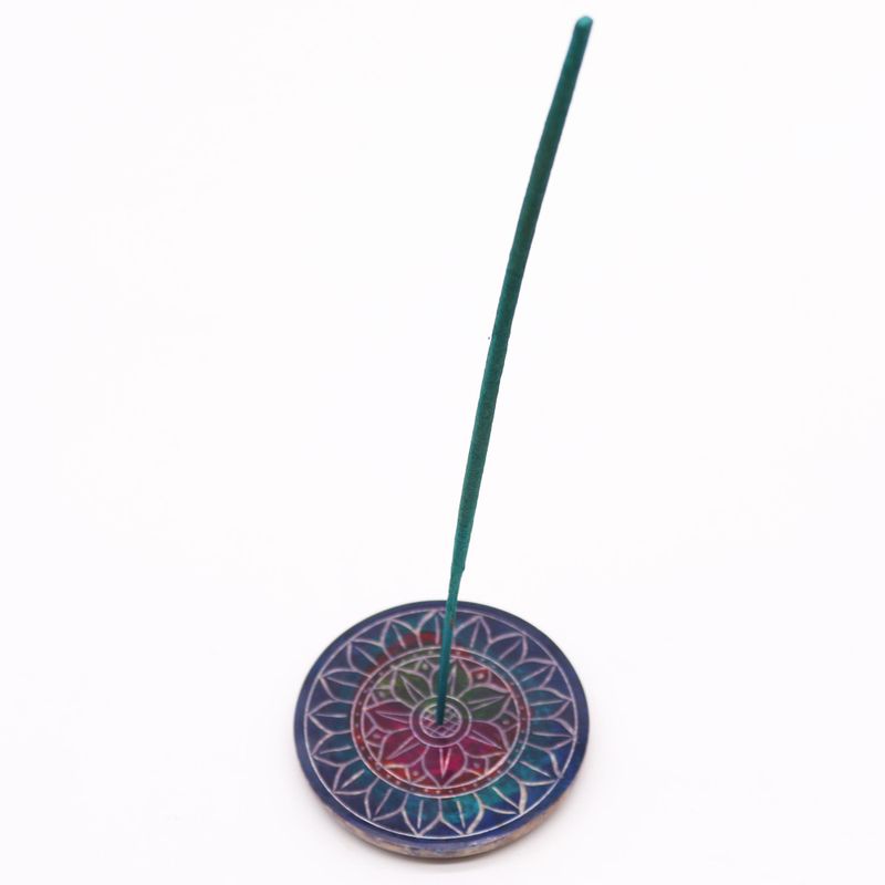Räucherstäbchenhalter aus Speckstein, 8 cm, Lotus in Lotus