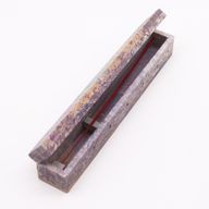 Räucherdose aus Speckstein mit Rauchlöchern 25cm - Chakra