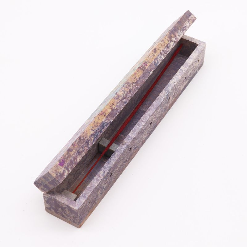 Räucherdose aus Speckstein mit Rauchlöchern 25cm - Chakra