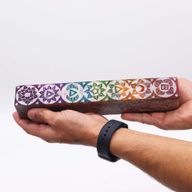 Räucherdose aus Speckstein mit Rauchlöchern 25cm - Chakra