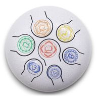 Med Happy Trommel 7 Chakra - 17x13cm