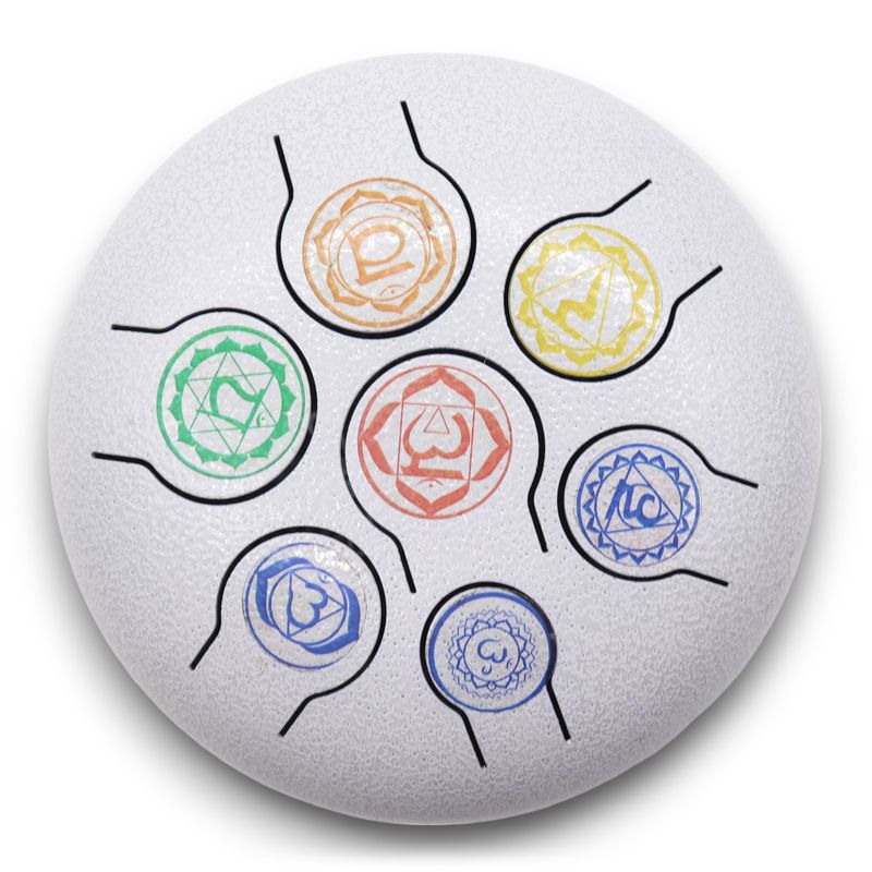Med Happy Trommel 7 Chakra - 17x13cm
