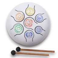 Med Happy Trommel 7 Chakra - 17x13cm