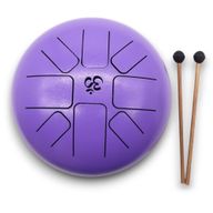 Med Happy Trommel Om Violett - 22x16cm
