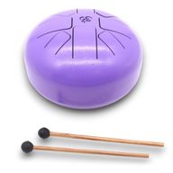 Med Happy Trommel Om Violett - 22x16cm