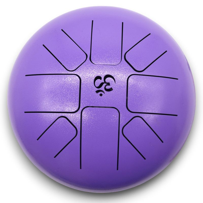 Med Happy Trommel Om Violett - 22x16cm