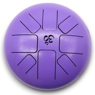 Med Happy Trommel Om Violett - 22x16cm