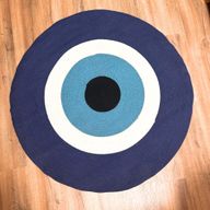 Baumwollteppich - Auge des Schutzes 120 cm
