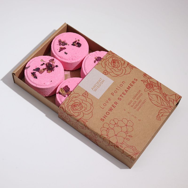 Zen-Duschdampfer – Therapy Wellness Quartet – Liebestrank (Pink-Rot)