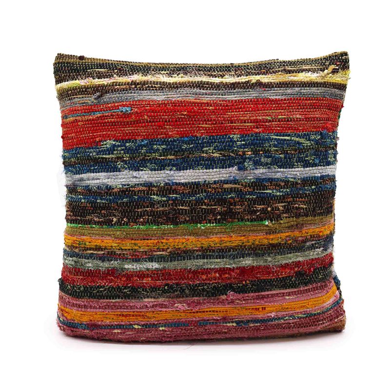 Kissenbezüge aus Flickenteppich - 40x40cm - Natürliches Grün