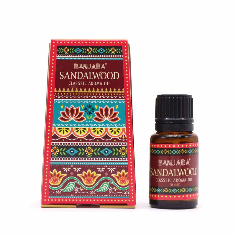 Banjara Indisches Duftöl 10ml - Sandelholz