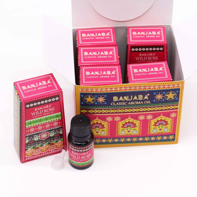 Banjara Indisches Duftöl 10ml - Wildrose