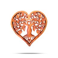 Herz Deko Holz Lebensbaum Panel 30cm