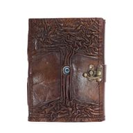 Black Tan-Buch – Dekor „Böser Blick“ – 160 Seiten mit Büttenrand – 17 x 12,5 cm
