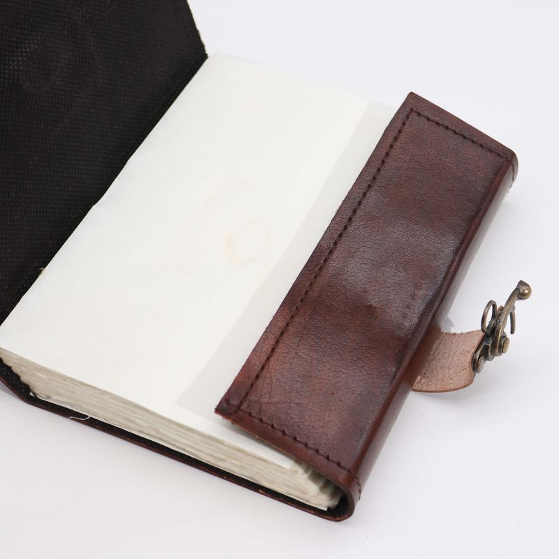 Black Tan-Buch – Dekor „Böser Blick“ – 160 Seiten mit Büttenrand – 17 x 12,5 cm