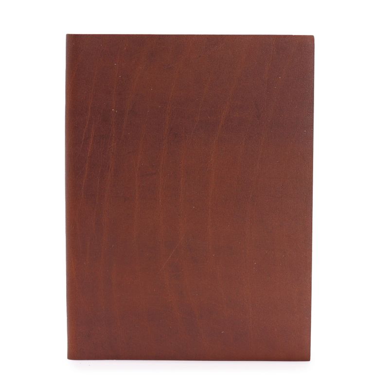Großes, dunkelbraunes Notizbuch für den Alltag – 100 linierte Seiten – 20 x 15 cm