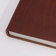 Großes, dunkelbraunes Notizbuch für den Alltag – 100 linierte Seiten – 20 x 15 cm