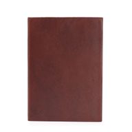Mittelgroßes, dunkelbraunes Notizbuch für den Alltag – 100 linierte Seiten – 18 x 13 cm