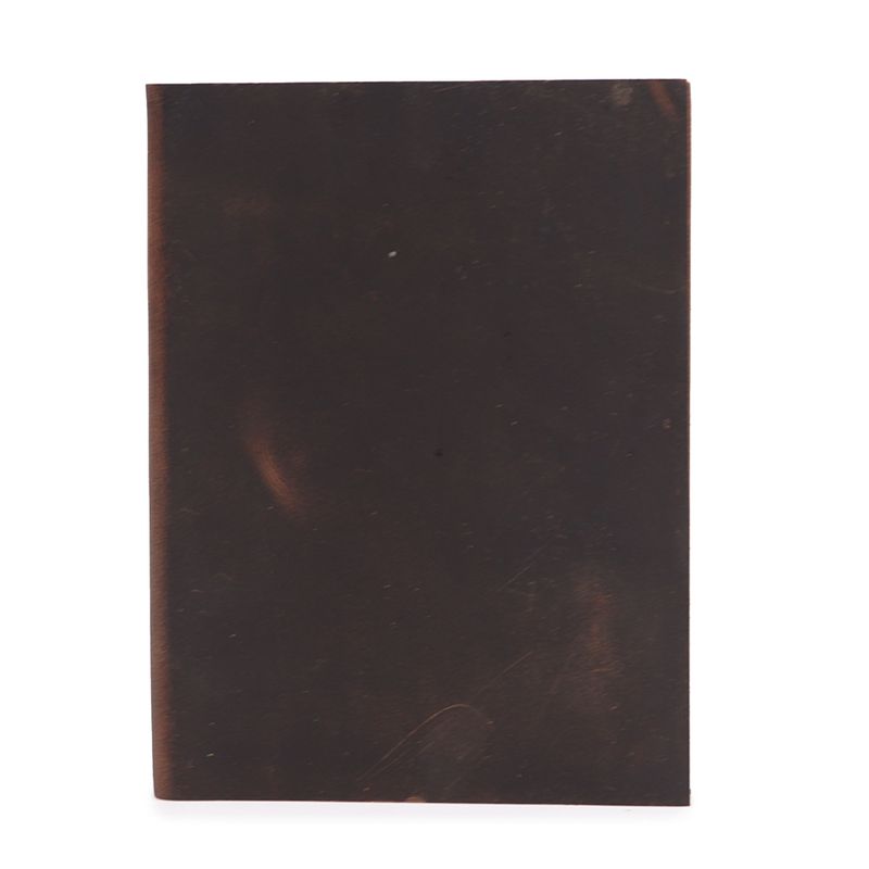 Schwarzes, hellbraunes Notizbuch für den Alltag – 100 linierte Seiten – 20 x 15 cm