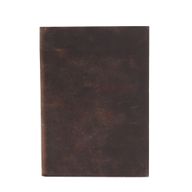 Schwarzes, hellbraunes Notizbuch für den Alltag – 100 linierte Seiten – 18 x 13 cm