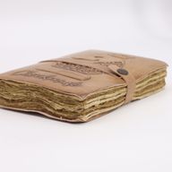 Schachmatt-Buch - Hellbraun - 200 Seiten mit Büttenrand - 20x15cm