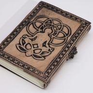 Buddha – Esoterisches Notizbuch – Antikgrau – 200 Seiten mit Stichkante – 17,5 x 12,5 x 3 cm