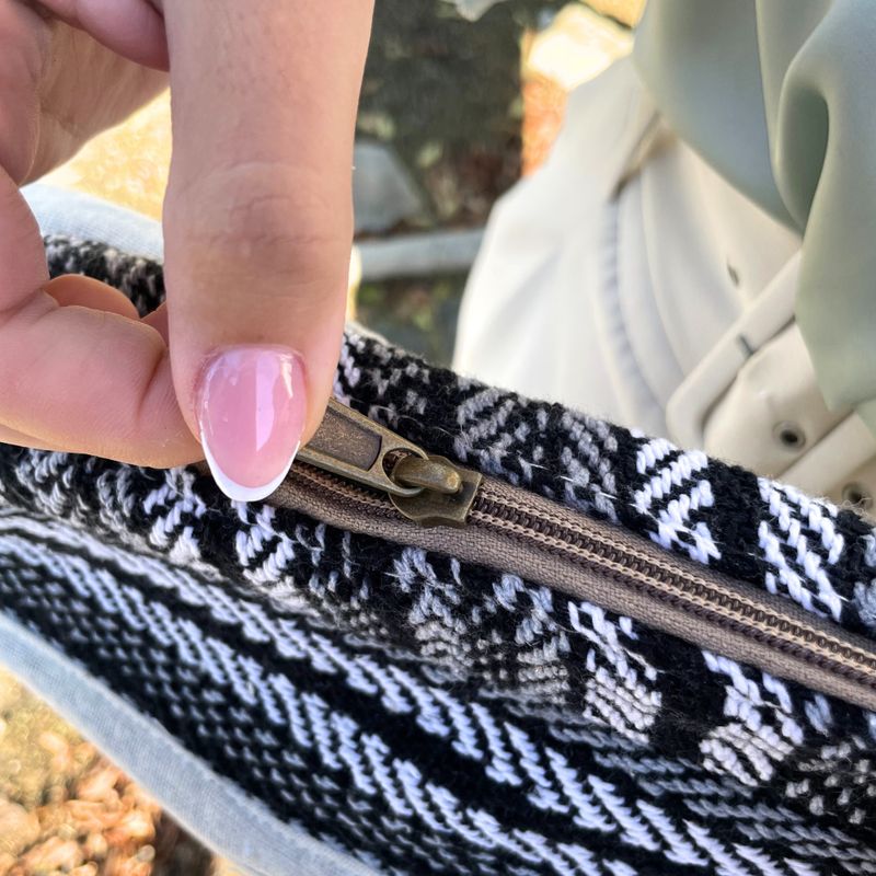 Weiche Banjar Laptoptasche - Graue Streifen