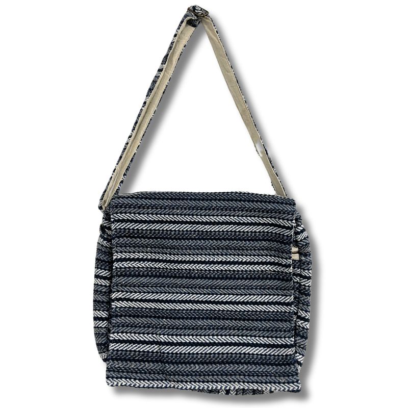 Weiche Banjar Laptoptasche - Blaue Streifen